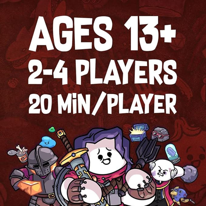 Fool’s Blade First Edition in Collectible Jumbo Sword Box - A Sword Crafting, Monster Slaying, Loot Grabbing, Backstabbing Card Game for Teens & Adults - 2-4 Players - Ages 13 and Up - 263 Cards