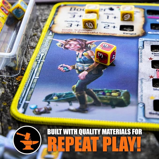 Chip Theory Games Too Many Bones Dice-Builder Roleplaying Game, Strategic Fantasy RPG Game for Adults, Teens Ages 14 and Up, 1-4 Players