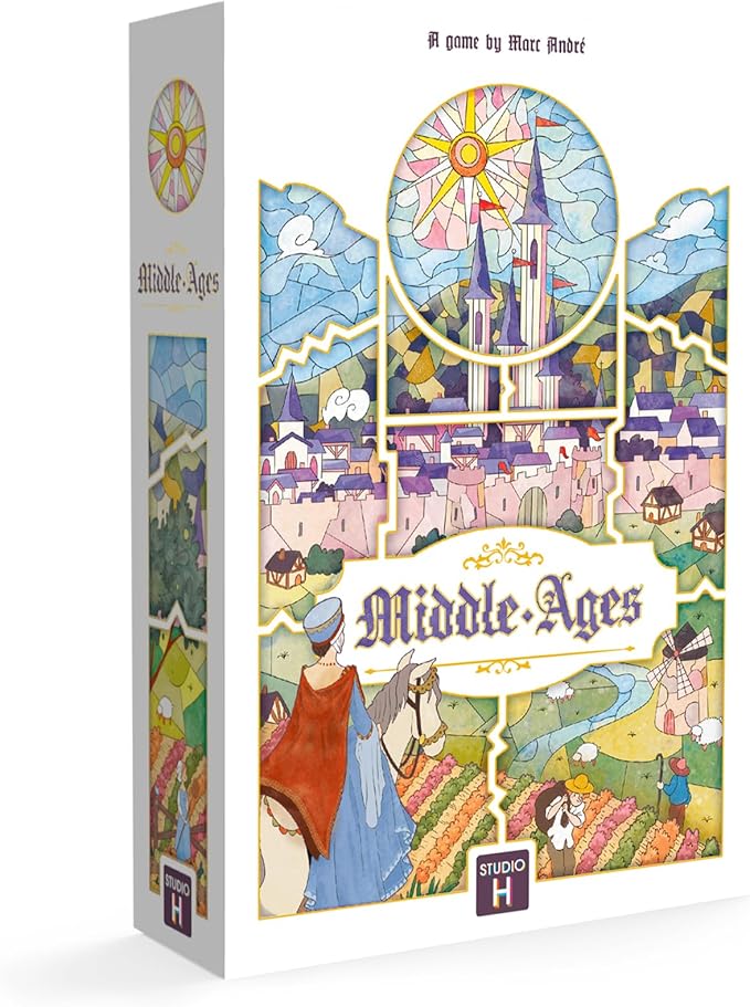STUDIO H Middle Ages | Medieval Adventure Board Game | Ages 10+ | 2 to 4 Players | 30 Minutes