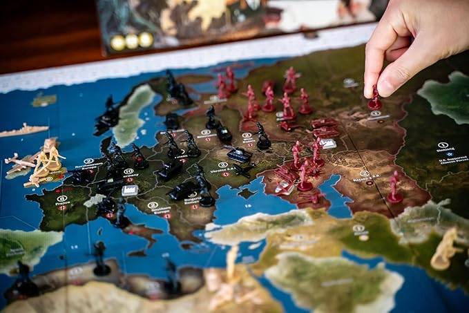 Renegade Game Studios Axis & Allies: 1942 Second Edition - WWII War Miniatures Strategy Board Game, Renegade, Ages 12+, 2-5 Players, 3-4 Hrs