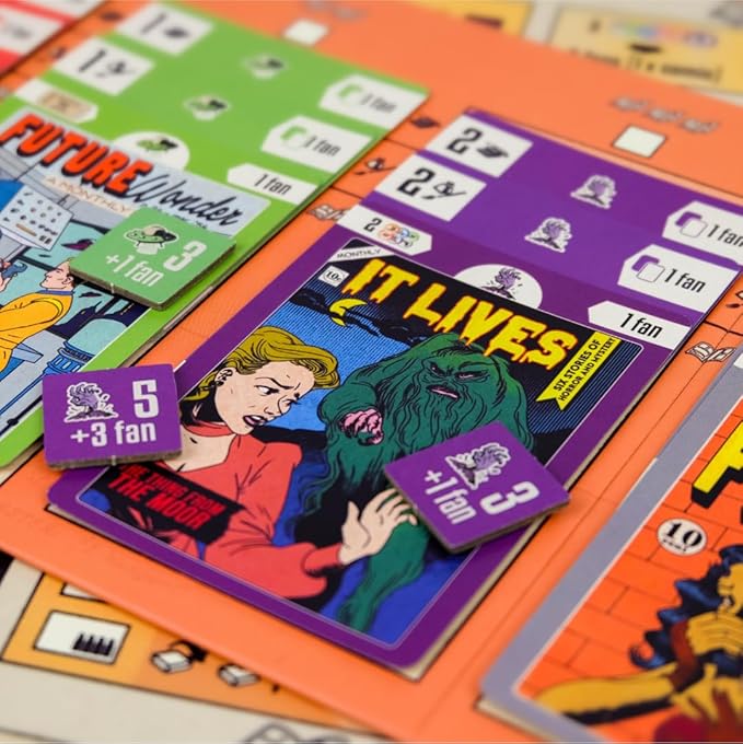 Age of Comics: The Golden Years | The Comic Book Publishing Game | Build Your Comic Empire During The Golden Age of Comics | Immersive Strategy Game for 1-4 Players, 60-110 Mins, Ages 14+