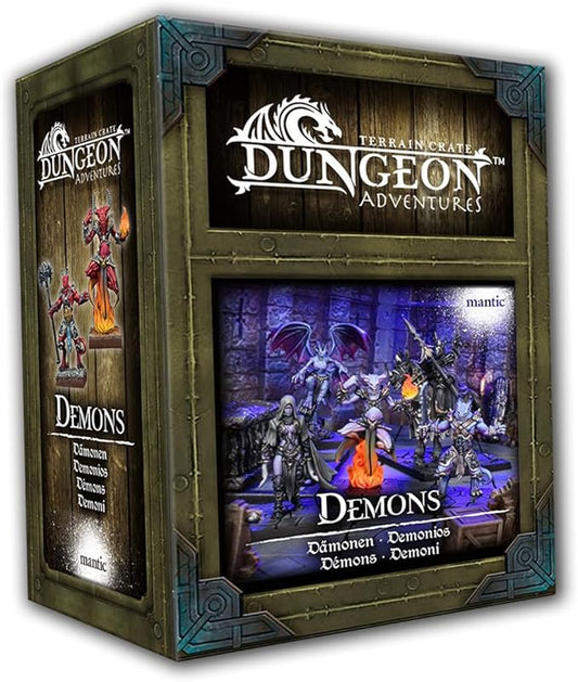 Mantic Entertainment. Terrain Crate Dungeon Adventures Demons. MGTC219 Unassembled and unpainted