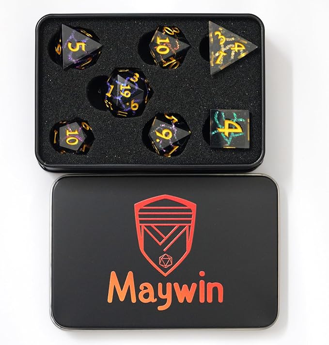 Dungeons and Dragons Game Dice,D&D Dice Set,DND Dice Gift Set for Role Playing Table Games