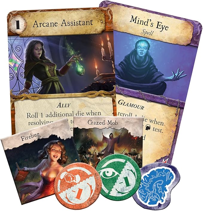 Eldritch Horror Signs of Carcosa Board Game EXPANSION | Mystery Game | Cooperative Board Game for Adults and Family | Ages 14+ | 1-8 Players | Avg. Playtime 2-4 Hours | Made by Fantasy Flight Games