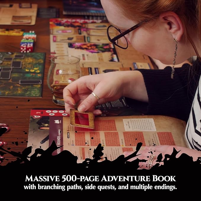 Unintentional Malum: Act 1 (v.1.2) - Fully Cooperative Fantasy Board Game for Friends & Family - Includes 400 Unique Illustrations, 60+ Encounters & More - Dungeon Crawler Game (1-4 Players)