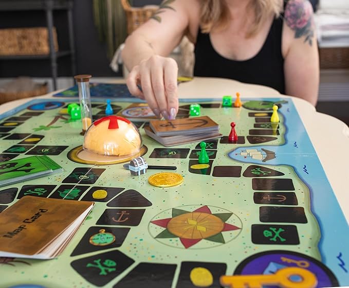 Nickelodeon Spongebob Squarepants Flying Dutchman's Treasure Hunt Board Game | Fun Family Entertainment for 2-6 Players