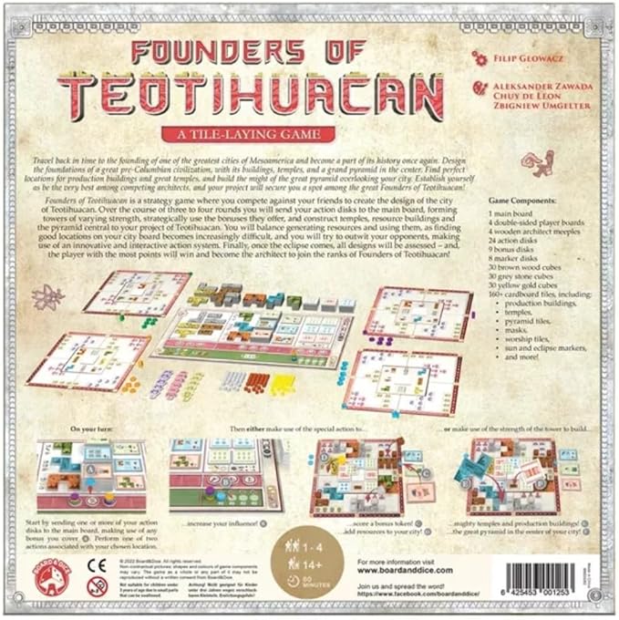 Board and Dice Founders of Teotihuacan