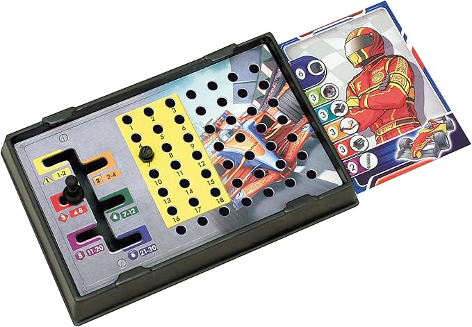 Formula D Board Game - High-Stakes Racing Thrills with Dual-Sided Tracks! Fast-Paced Strategy Game, Fun Family Game for Kids & Adults, Ages 8+, 2-10 Players, 60 Minute Playtime, Made by Zygomatic