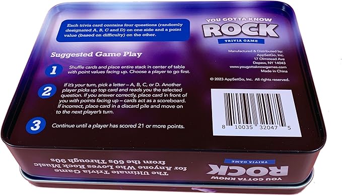 You Gotta Know Rock - Trivia Game