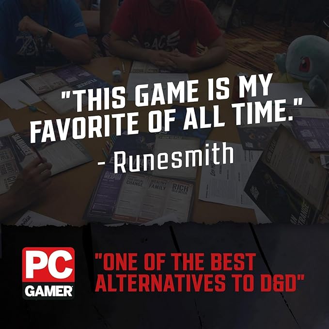 Son of Oak City of Mist Starter Box - Beginner-Friendly Tabletop RPG Set, Includes Streamlined Rulebooks, Pre-Made Characters, Shark Tank Adventure, Custom Dice, Maps, Tokens, and Status Trackers