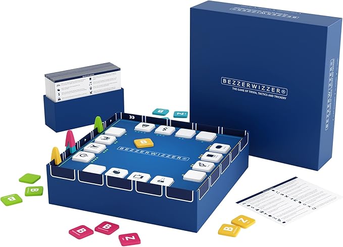 Party Game (US Edition) - Trivia, Tactics, and Trickery for Epic Game Nights! Great for Family Game Night, Ages 14+, 2+ Players, 45 Minute Playtime, Made by Bezzerwizzer