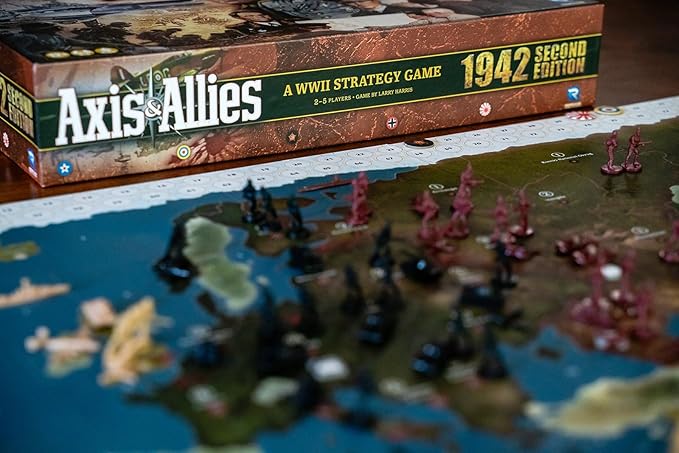 Renegade Game Studios Axis & Allies: 1942 Second Edition - WWII War Miniatures Strategy Board Game, Renegade, Ages 12+, 2-5 Players, 3-4 Hrs