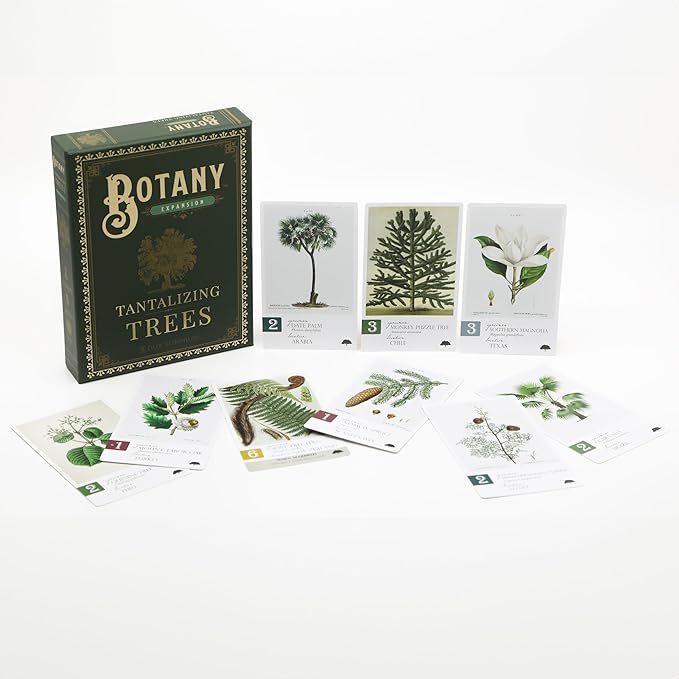 Botany: Tantalizing Trees Expansion | Family Strategy Game for Young Botanists and Adults | Ages 8+ | for 1-5 Players | Average Playtime 45-90 mins | Perfect for Family Game Night