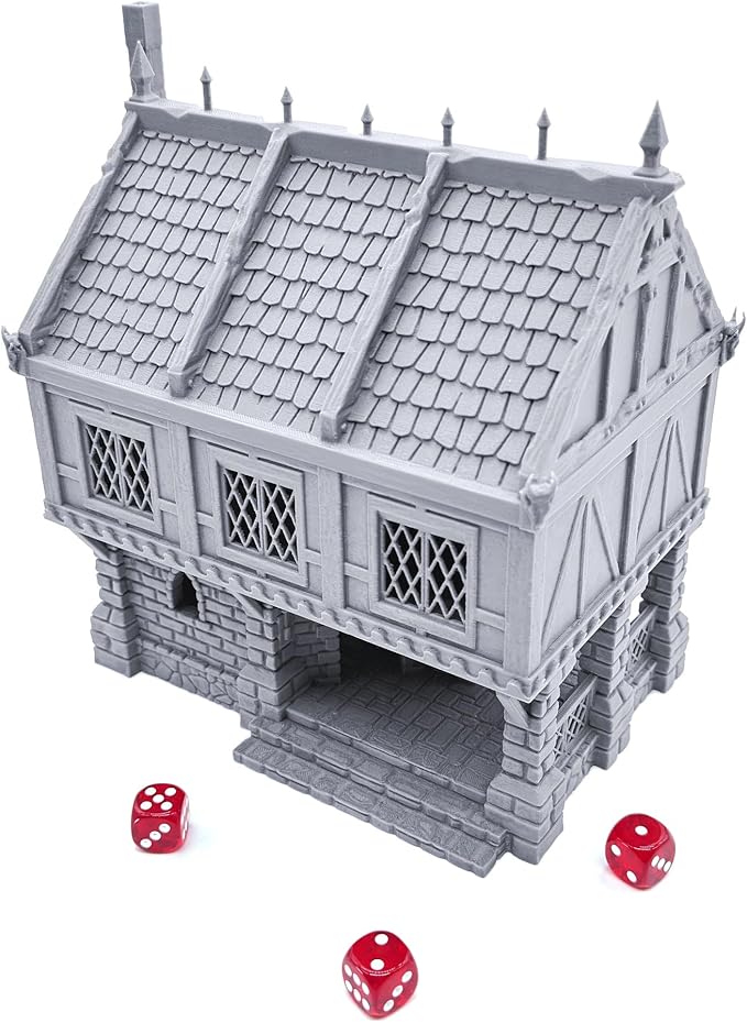 EnderToys Ulvheim Small Merchant House by Terrain4Print, 3D Printed Tabletop RPG Scenery and Wargame Terrain 28mm Miniatures