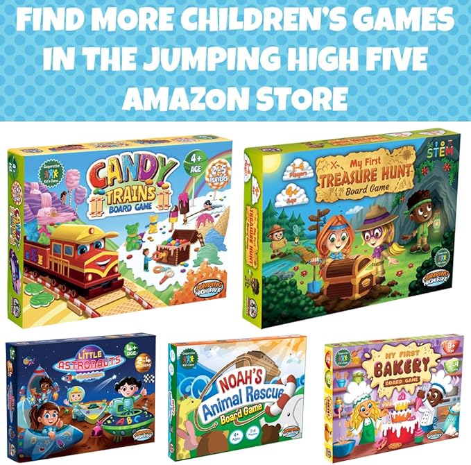 Jumping High Fives Clownfish Cove Board Game - Fun Childrens Cooperative Underwater Fish Board Game for Kids Ages 4 and Up, Race Across The Ocean and Learn New Skills Through Play