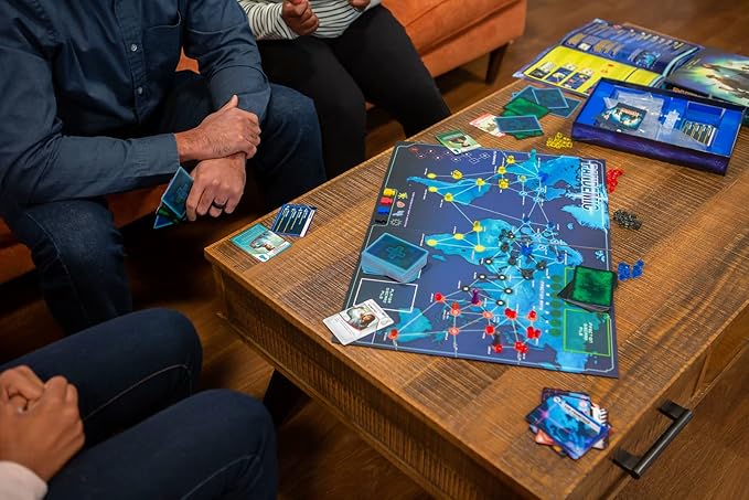 Pandemic Board Game (Base Game) - A Cooperative Battle to Save Humanity, Strategy Game for Kids and Adults, Ages 8+, 2-4 Players, 45 Minute Playtime, Made by Z-Man Games