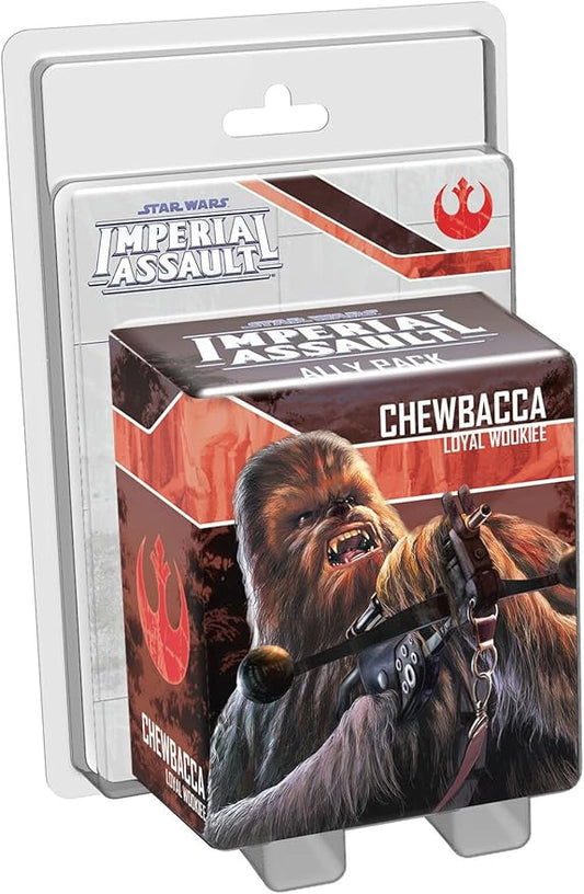 Star Wars Imperial Assault Board Game Chewbacca ALLY PACK - Epic Sci-Fi Miniatures Strategy Game for Kids and Adults, Ages 14+, 1-5 Players, 1-2 Hour Playtime, Made by Fantasy Flight Games