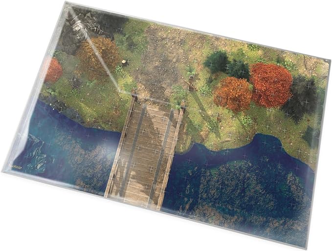 Arcknight The Vale of Adventure Roleplaying D&D Battle Map; 16 Modular RPG Maps in 8 Double-Sided Pages, 1" Square Grid, Modular & Versatile DND Map for ttrpg Gaming - for Dungeons & Dragons