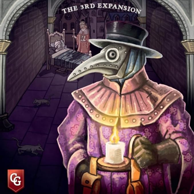 Orleans: The Plague - The 3rd Expansion, Strategy Game, New Cards, Tiles, Corpse Tokens & Events, Ages 12+, 1-5 Players, 90 Min