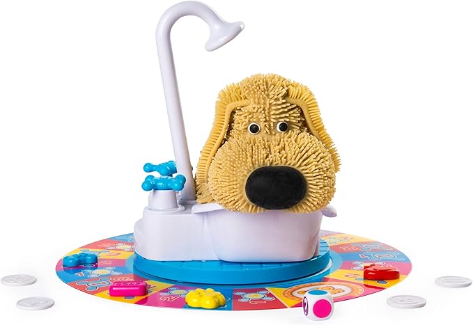 Spin Master Games, Soggy Doggy, The Silly Award-Winning Kids Board Game, for Family Night, Interactive Toy Dog Play, Sensory Toy, Activity for Kids & Family, 2-4 Players, for Ages 4 & Up
