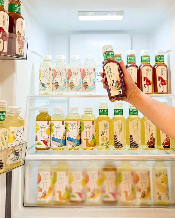 ORIENTAL LEAF Unsweetened Iced Tea – Bottled Oolong Tea, 16.9 FL oz bottles (Pack of 15), Brewed Tea Drinks, Sugar Free, 0 Calories