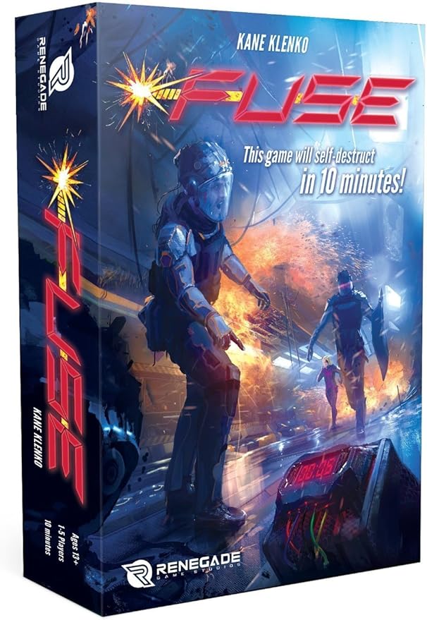 Renegade Game Studios FUSE Board Game, For Ages 10+, Playing Time 10 Minutes, 1 - 5 Players, Cooperative Dice Game