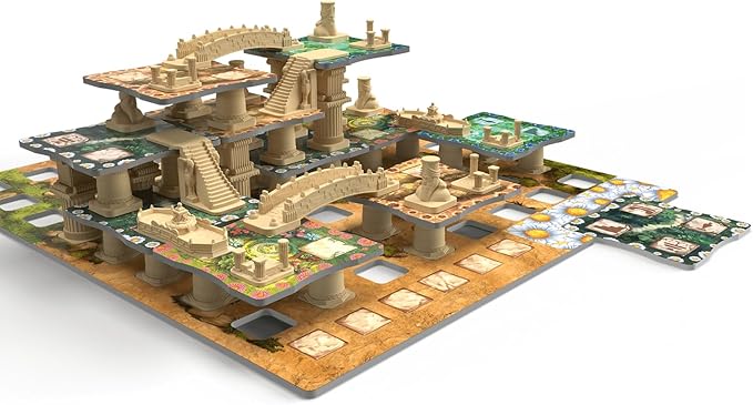 | Babylon | Family Strategy Board Game | 3D Tile Placement | 2 to 4 Players | 60 Minutes | Ages 8+