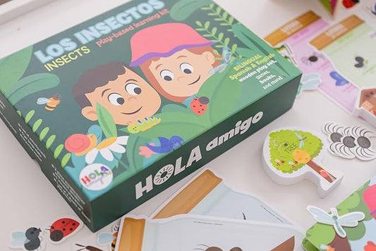 Insect Garden Bilingual Learning Kit | Hello, Insect Garden! - ¡Hola, Jardín de Insectos! Bilingual Learning Kit | Interactive Learning Activities Spanish and English Educational Resources For Kids 3+