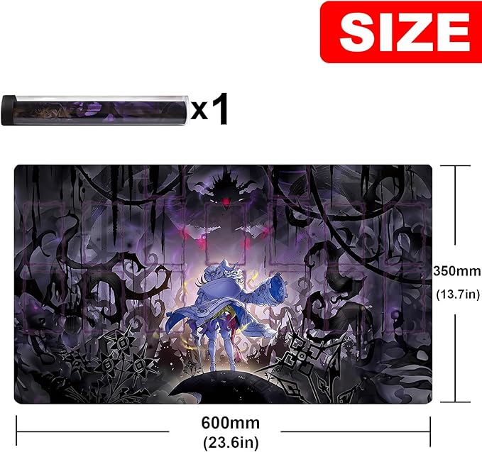 ygo playmat Gaming Competition Pad Mat Card Binder Deck 23.6x13.7in