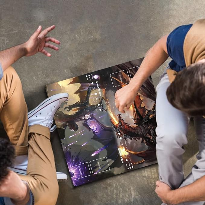 MTG Playmat Table Mats Size 60X60 cm Mousepad Compatible for MTG RPG CCG Trading Card Game Play mats Original Play Mat Art Designs & Accessories…