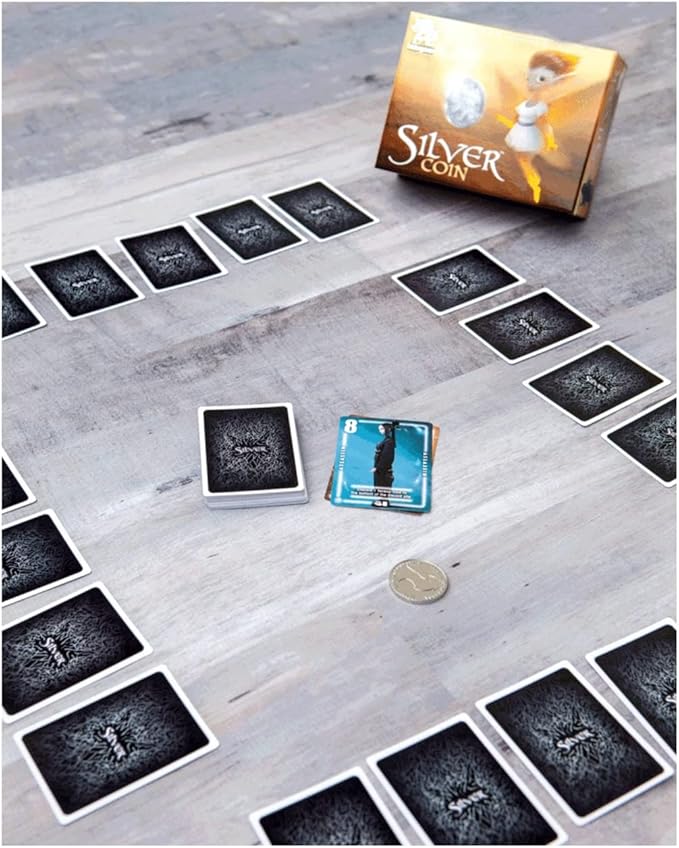 Silver Coin, Fun, Competitive, and Strategic Card Game, Fun for Family Game Night