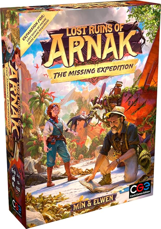 Lost Ruins of Arnak: Missing Expedition by CGE Czech Games Edition, Expansion Strategy Board Games