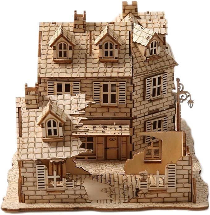 3D Wooden Puzzles War Zone 1942: Lane Warfare Model Kits, Brainteaser and Puzzle for Christmas/Birthday,Gifts for Adults and Teens to Build Combination
