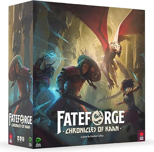 Fateforge Chronicles of Kaan - Strategy Board Game, App Story-Driven Co-Op Action Adventure, Fast-Paced Combat, Age 14+, 1-4 Players