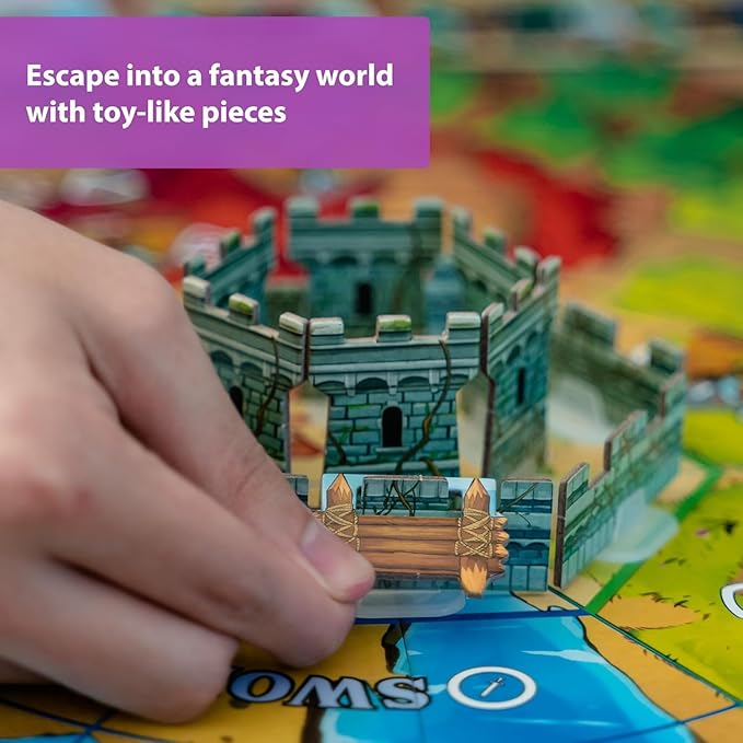 Castle Panic 2nd Edition | Cooperative Board Game for Adults and Family | Ages 8+ | for 1 to 6 Players | Average Playtime 45 Minutes | Made by Fireside Games