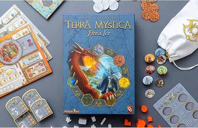 Terra Mystica Fire & Ice, Expansion, Strategy Board Game, Terra Mystica Core Game Required to Play, 6 New Factions Introduced, Ages 14 and Up