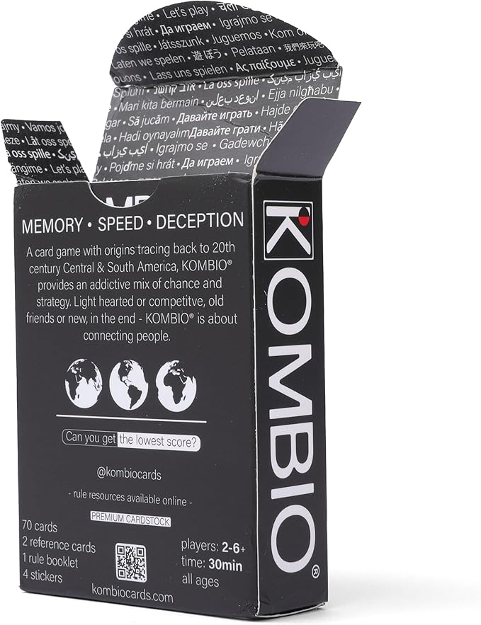 | The All-in-One Card Game | 2-6+ Players | Speed | Memory | Strategy