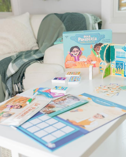 Hello, Bakery! - ¡Hola, Panadería! Includes Bilingual Book, Cards, Dry Erase Activity Book, Marker, and More | Interactive Learning Activities Spanish and English Educational Resources for Kids 3+