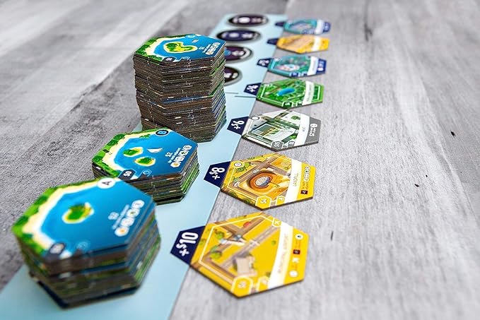 Suburbia, Thematic City Building Strategic Board Game, Tile Laying Board Game, Fun Game for Adults