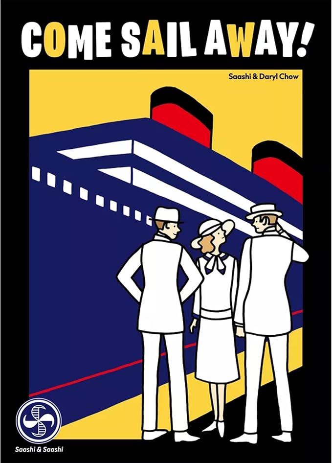 Come Sail Away Board Game - Passenger Boarding Strategy Game with Mancala Mechanics, Fun for Families, Kids & Adults, Ages 10+, 1-4 Players, 25 Minute Playtime, Made by Saashi & Saashi