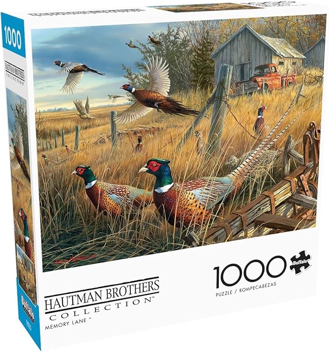 Buffalo Games - Jim Hautman - Memory Lane - 1000 Piece Jigsaw Puzzle for Adults -Challenging Puzzle Perfect for Game Nights - Finished Size is 26.75 x 19.75