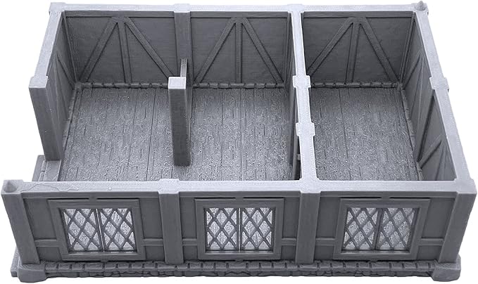Ulvheim Merchant House - Stable by Terrain4Print, 3D Printed Tabletop RPG Scenery and Wargame Terrain for 28mm Miniatures