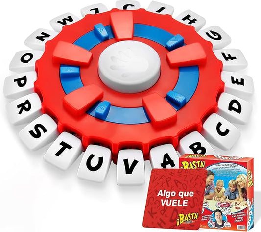 Basta Juego De Mesa Español | Latin Spanish Word Game for Family Nights & Parties | Fast-Paced Learning Board Game with Timer Challenge | Educational Vocabulary Builder for Kids & Adults (Ages 8+)