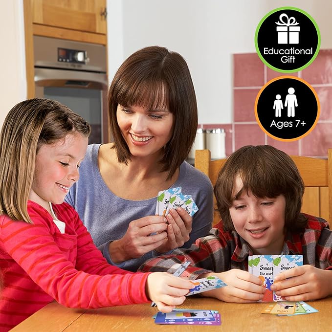 Sweep the World Card Game โ Interactive Geography with All The Countries of The World โ Educational, Competitive & Fun for Kids, Teens & All Ages - Learning Game for The Whole Family
