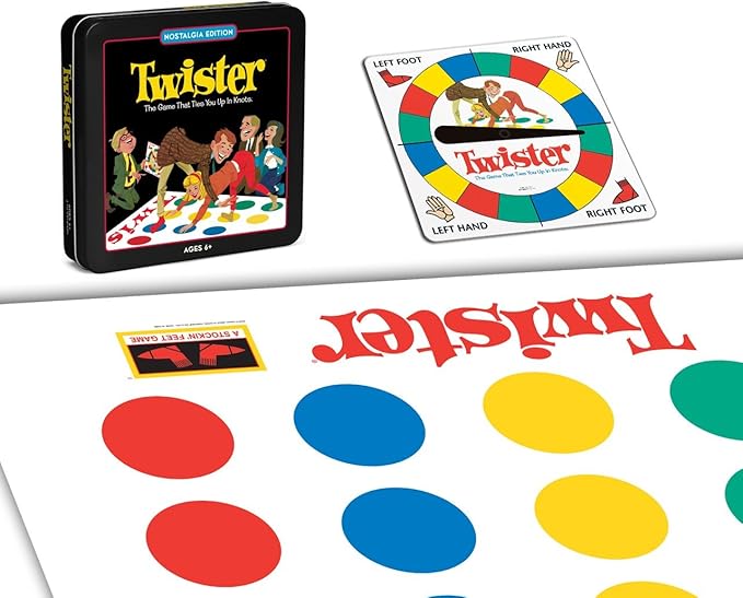 WS Game Company Twister Nostalgia Edition in Collectible Tin