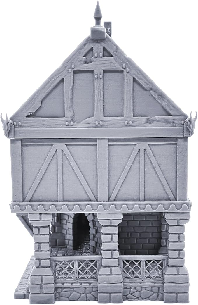 EnderToys Ulvheim Small Merchant House by Terrain4Print, 3D Printed Tabletop RPG Scenery and Wargame Terrain 28mm Miniatures