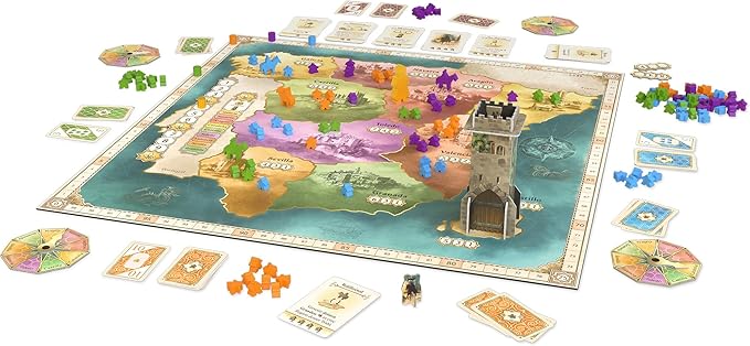 El Grande Board Game - Engage in Medieval Intrigue in 15th Century Spain! Area Control Strategy Game for Kids & Adults, Ages 12+, 2-5 Players, 90 Min Playtime, Made by Hans im Glück