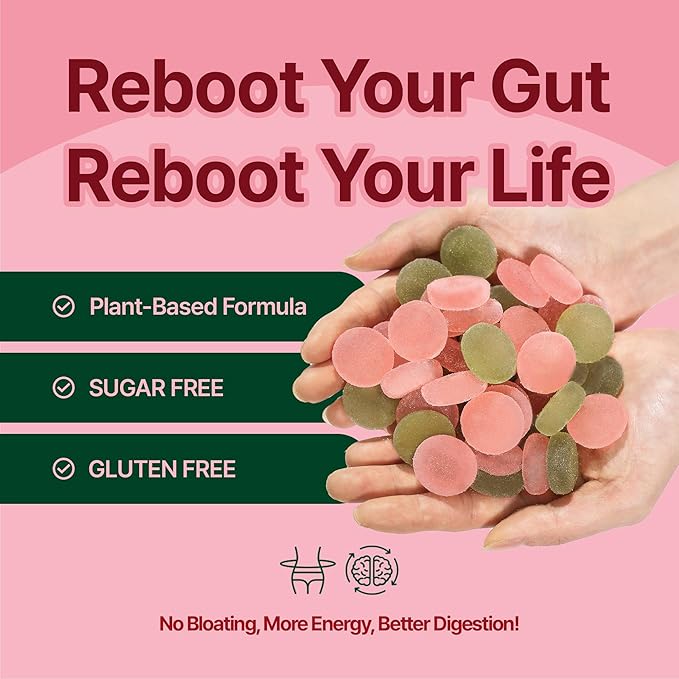 Reboot Probiotic Jelly | 44 Billion CFU Gummies | Vegan, Sugar-Free, Shelf-Stable | Chewable Lychee & Muscat Grape Flavor | 24 Pouches for Gut Health