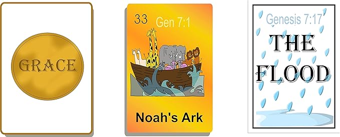 Bible Loteria Game - Christian Bingo - Easy Family-Friendly Party Games - Religious - Card Games for Adults, Teens & Kids - Large Group Games - Spanish Christian Game - 2-10 Players