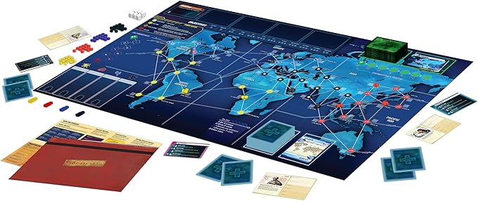 Pandemic Legacy Season 1 Red Edition Board Game | Board Game for Adults and Family | Cooperative Board Game | Ages 13+ | 2 to 4 players | Average Playtime 60 minutes | Made by Z-Man Games